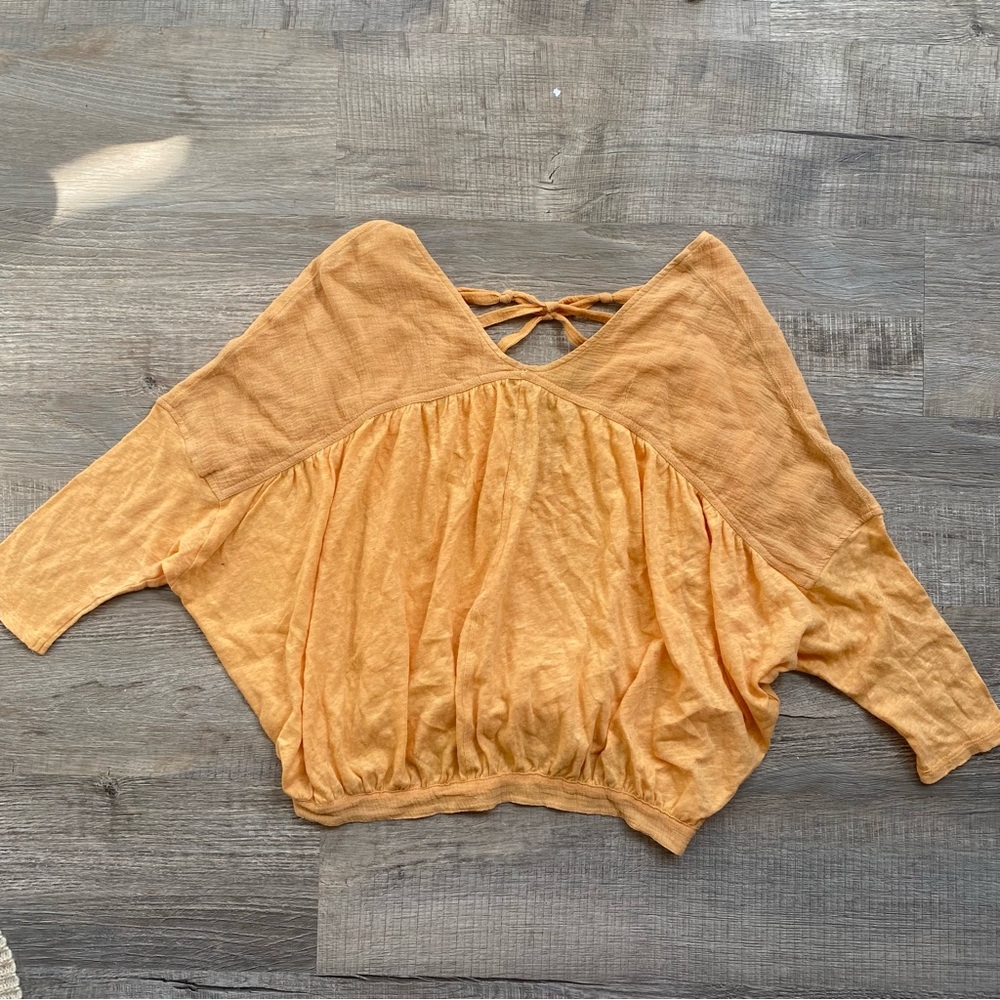 Free people Orange Top Size XS